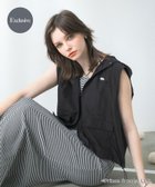 【センスオブプレイス/SENSE OF PLACE by URBAN RESEARCH】の『別注』prince ナイロンフードベスト CHARCOAL|ID: prp329100004572114 ipo3291000000032765559