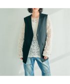【レプシィム ローリーズファーム/LEPSIM LOWRYS FARM】のTRノーカラーオーバーベスト 人気、トレンドファッション・服の通販 founy(ファニー) ファッション Fashion レディースファッション Fashion for Women アウター Coat / Outerwear Collection トップス・カットソー Cut & Sew Tops ベスト&ジレ / 重ね着スタイル Vests & Gilets シンプル Simple, Minimal セットアップ Set-Up, Coordinated Outfit デニム Denim, Jeans Material ベスト Vest, Waistcoat ビジネス 仕事 通勤 Business / Work / Commuting 夏 Summer 春 Spring S/S・春夏 SS, Spring/Summer, Warm Season thumbnail ブラック09|ID: prp329100004572189 ipo3291000000032713538