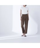 【ナチュラル ビューティー ベーシック/NATURAL BEAUTY BASIC】のメタルポイントテーパードパンツ 人気、トレンドファッション・服の通販 founy(ファニー) ファッション Fashion レディースファッション Ladies' Fashion Online パンツ Pants ツイル Twill ベーシック Basic thumbnail ブラウン|ID: prp329100004572215 ipo3291000000032651005