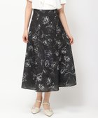 【ミッシュマッシュ/MISCH MASCH】の【2024春夏新作】ラインフラワースカート/MM417225 ブラック|ID: prp329100004572278 ipo3291000000032355565