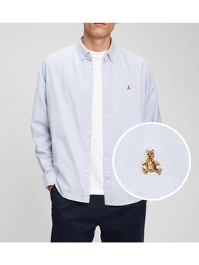 【ギャップ/GAP】のブラナンベア オックスフォードシャツ(ユニセックス) 人気、トレンドファッション・服の通販 founy(ファニー) ファッション Fashion レディースファッション WOMEN トップス・カットソー Tops/Tshirt シャツ/ブラウス Shirts/Blouses ストレート Straight フィット Fit フロント Front リラックス Relax 長袖 Long Sleeve |ID:prp329100004572291