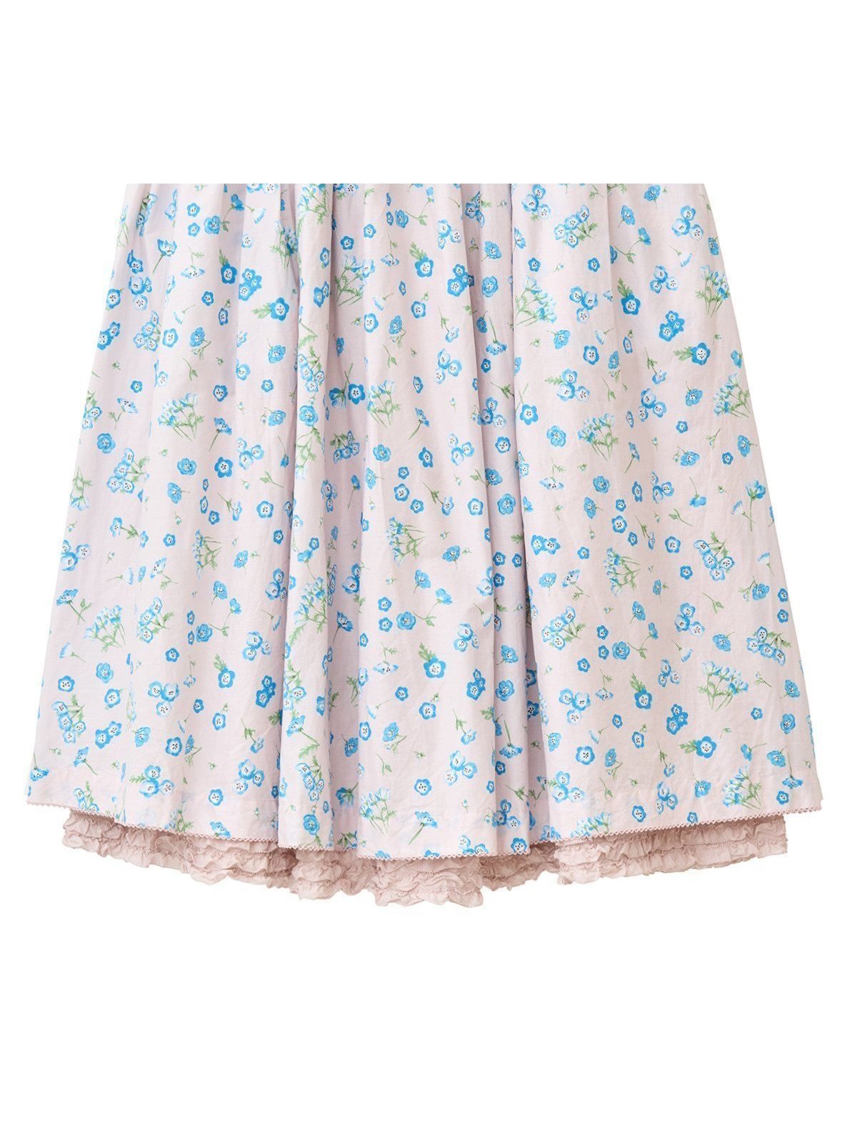 【ピンクハウス/PINK HOUSE】のネモフィラプリントスカート インテリア・キッズ・メンズ・レディースファッション・服の通販 founy(ファニー) 　ファッション　Fashion　レディースファッション　WOMEN　スカート　Skirt　シンプル　Simple　フリル　Frills　プリント　Print　ペチコート　Petticoat　ピンク|ID: prp329100004572308 ipo3291000000032355945