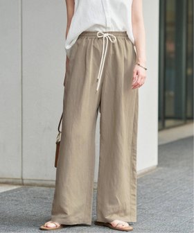 【イエナ/IENA】のリネンレーヨンイージーパンツ 人気、トレンドファッション・服の通販 founy(ファニー) ファッション Fashion レディースファッション WOMEN パンツ Pants 2025年 2025 2025春夏・S/S Ss,Spring/Summer,2025 おすすめ Recommend シンプル Simple フロント Front リネン Linen ワイド Wide 夏 Summer |ID:prp329100004572327