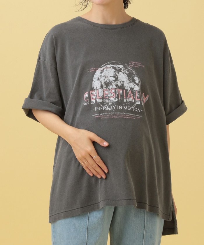 【その他のブランド/Other】の【産前・産後対応】マタニティ/スペースプリントTSS インテリア・キッズ・メンズ・レディースファッション・服の通販 founy(ファニー) https://founy.com/ ファッション Fashion キッズファッション Fashion for Kids おすすめ Recommended / Our Picks スリット Slit, Slit Detail ティアードスカート Tiered Skirt, Flounced Skirt プリント Print, Printed Pattern ボトム Bottoms, Lower Wear レース Lace, Lace Fabric |ID: prp329100004572343 ipo3291000000032356346