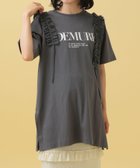 【その他のブランド/Other】の【産前・産後対応】マタニティ/リメイクフリルチュニックワンピース チャコール19|ID: prp329100004572347 ipo3291000000032356384