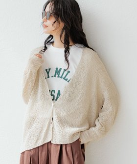 【バンヤードストーム/BARNYARDSTORM】のペーパーカノコライトカーデ ハンドウォッシャブル 人気、トレンドファッション・服の通販 founy(ファニー) ファッション Fashion レディースファッション WOMEN トップス・カットソー Tops/Tshirt パーカ Sweats おすすめ Recommend カットソー Cut And Sew カーディガン Cardigan キャミソール Camisole スリット Slit タンク Tank ペーパー Paper |ID:prp329100004572408