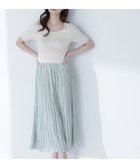 【ナチュラル ビューティー ベーシック/NATURAL BEAUTY BASIC】のコルセットライクドッキングニットワンピース ライトグリーン2|ID: prp329100004572440 ipo3291000000032684179