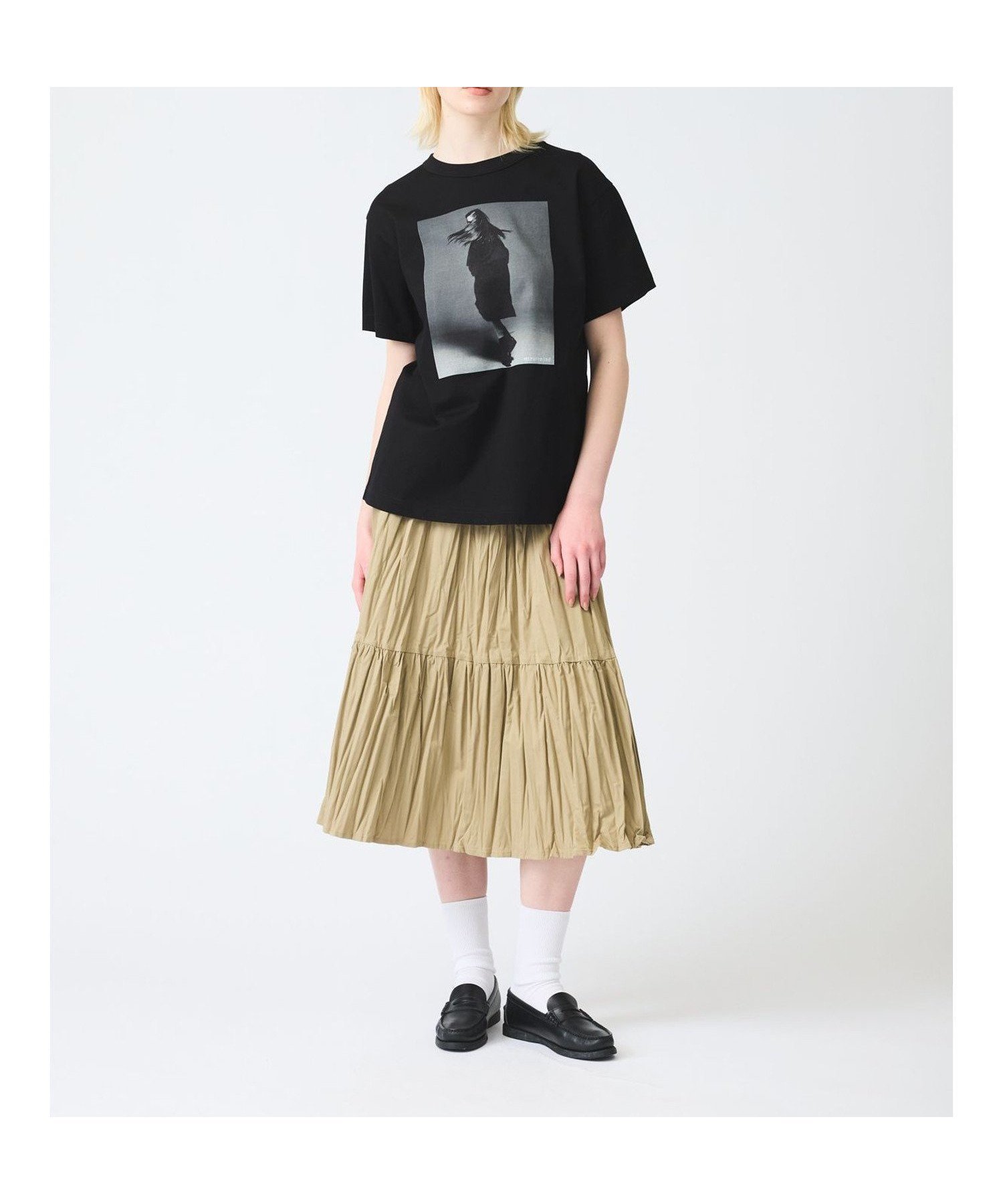 【マーコート/MARcourt】のmizuiro ind ワッシャープリーツティアードスカート インテリア・キッズ・メンズ・レディースファッション・服の通販 founy(ファニー) 　ファッション　Fashion　レディースファッション　WOMEN　スカート　Skirt　ティアードスカート　Tiered Skirts　ツイル　Twill　ポケット　Pocket　ランダム　Random　リラックス　Relax　ルーズ　Loose　ワイド　Wide　エレガント 上品　Elegant　ベージュ|ID: prp329100004572448 ipo3291000000032357853