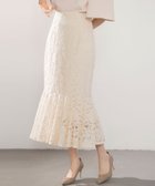 【セゾンドパピヨン/SAISON DE PAPILLON】のマーメイドス総レース生地スカート アイボリー|ID: prp329100004572461 ipo3291000000032357960