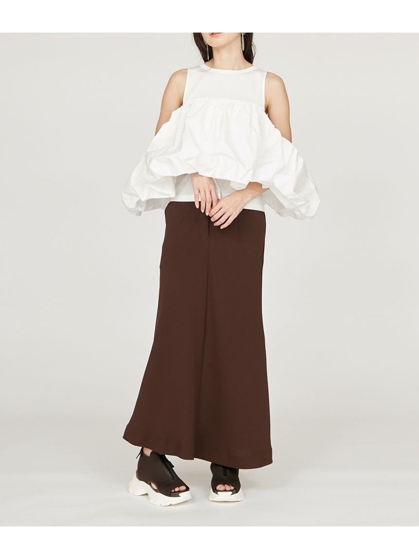 【エミ/emmi】のジョーゼットナロースカート インテリア・キッズ・メンズ・レディースファッション・服の通販 founy(ファニー) 　ファッション　Fashion　レディースファッション　WOMEN　スカート　Skirt　シンプル　Simple　ジョーゼット　Georgette　ポケット　Pocket　ロング　Long　夏　Summer　楽ちん　Easy　秋　Autumn/Fall　BRW[058]|ID: prp329100004572469 ipo3291000000032358146