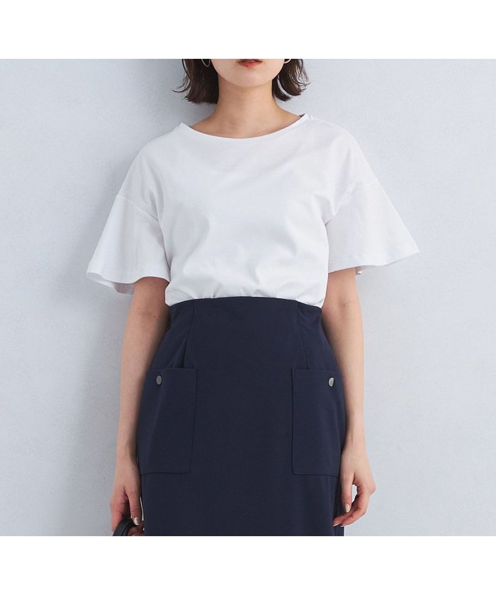 【その他のブランド/Other】のKOKAGE プチ フレア Tシャツ -接触冷感・UVカット- インテリア・キッズ・メンズ・レディースファッション・服の通販 founy(ファニー) https://founy.com/ ファッション Fashion レディースファッション WOMEN トップス・カットソー Tops/Tshirt シャツ/ブラウス Shirts/Blouses ロング / Tシャツ T-Shirts おすすめ Recommend インナー Inner フェミニン Feminine フレア Flare ビジネス 仕事 通勤 Business 夏 Summer 春 Spring |ID: prp329100004572478 ipo3291000000032358291