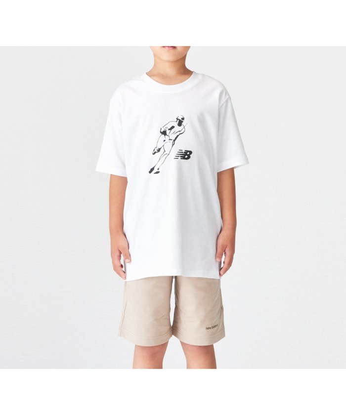 【ニューバランス/new balance / KIDS】の大谷翔平 ジュニアグラフィックショートスリーブTシャツ インテリア・キッズ・メンズ・レディースファッション・服の通販 founy(ファニー) https://founy.com/ ファッション Fashion キッズファッション Fashion for Kids クラシック Classic, Timeless Style ショート Short, Short Length スタイリッシュ Stylish, Fashionable スリット Slit, Slit Detail スリーブ Sleeve, Long Sleeve / Short Sleeve フロント Front, Front Design ベーシック Basic, Essential ミックス Mix, Mixed Style リラックス Relax, Relaxed Fit |ID: prp329100004572493 ipo3291000000032700054