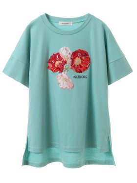 【ピンクハウス/PINK HOUSE】のポピーアートTシャツ 人気、トレンドファッション・服の通販 founy(ファニー) ファッション Fashion レディースファッション WOMEN トップス・カットソー Tops/Tshirt シャツ/ブラウス Shirts/Blouses ロング / Tシャツ T-Shirts アンティーク Antique スパンコール Sequins プリント Print レース Race ワーク Work |ID:prp329100004572494