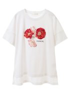 【ピンクハウス/PINK HOUSE】のポピーアートTシャツ 人気、トレンドファッション・服の通販 founy(ファニー) ファッション Fashion レディースファッション WOMEN トップス・カットソー Tops/Tshirt シャツ/ブラウス Shirts/Blouses ロング / Tシャツ T-Shirts アンティーク Antique スパンコール Sequins プリント Print レース Race ワーク Work thumbnail オフ|ID: prp329100004572494 ipo3291000000032358565