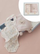 【ジェラート ピケ/gelato pique / KIDS】の【ラッピング済み】【BABY】ベアブランケット ボディースーツ スタイ3点セット ギフトBOX PNK[066]|ID: prp329100004572521 ipo3291000000034119334