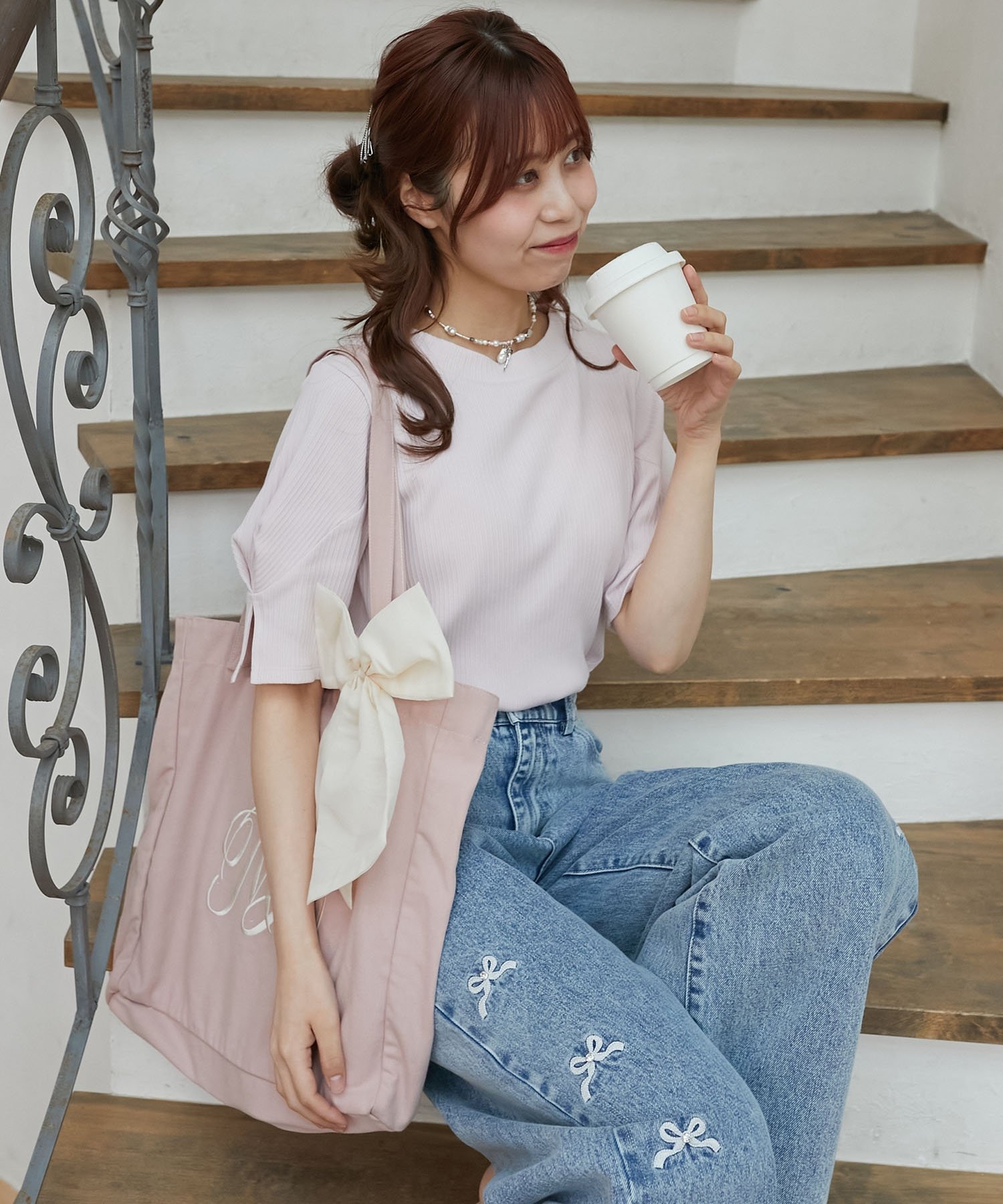 【マジェスティック レゴン/MAJESTIC LEGON】のタックスリーブトップス インテリア・キッズ・メンズ・レディースファッション・服の通販 founy(ファニー) 　ファッション　Fashion　レディースファッション　WOMEN　トップス・カットソー　Tops/Tshirt　おすすめ　Recommend　インナー　Inner　キャミワンピース　Cami Dress　シンプル　Simple　ダウン　Down　フィット　Fit　フェミニン　Feminine　フォルム　Form　再入荷　Restock/Back In Stock/Re Arrival　ピンク|ID: prp329100004572526 ipo3291000000032359003