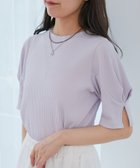 【マジェスティック レゴン/MAJESTIC LEGON】のタックスリーブトップス 人気、トレンドファッション・服の通販 founy(ファニー) ファッション Fashion レディースファッション Fashion for Women トップス・カットソー Cut & Sew Tops おすすめ Recommended / Our Picks インナー Innerwear キャミワンピース Cami Dress, Slip Dress シンプル Simple, Minimal ダウン Down, Puffer フィット Fit, Slim Fit フェミニン Feminine, Girly フォルム Silhouette, Form 再入荷 Restock / Back in Stock thumbnail ラベンダー|ID: prp329100004572526 ipo3291000000033562145