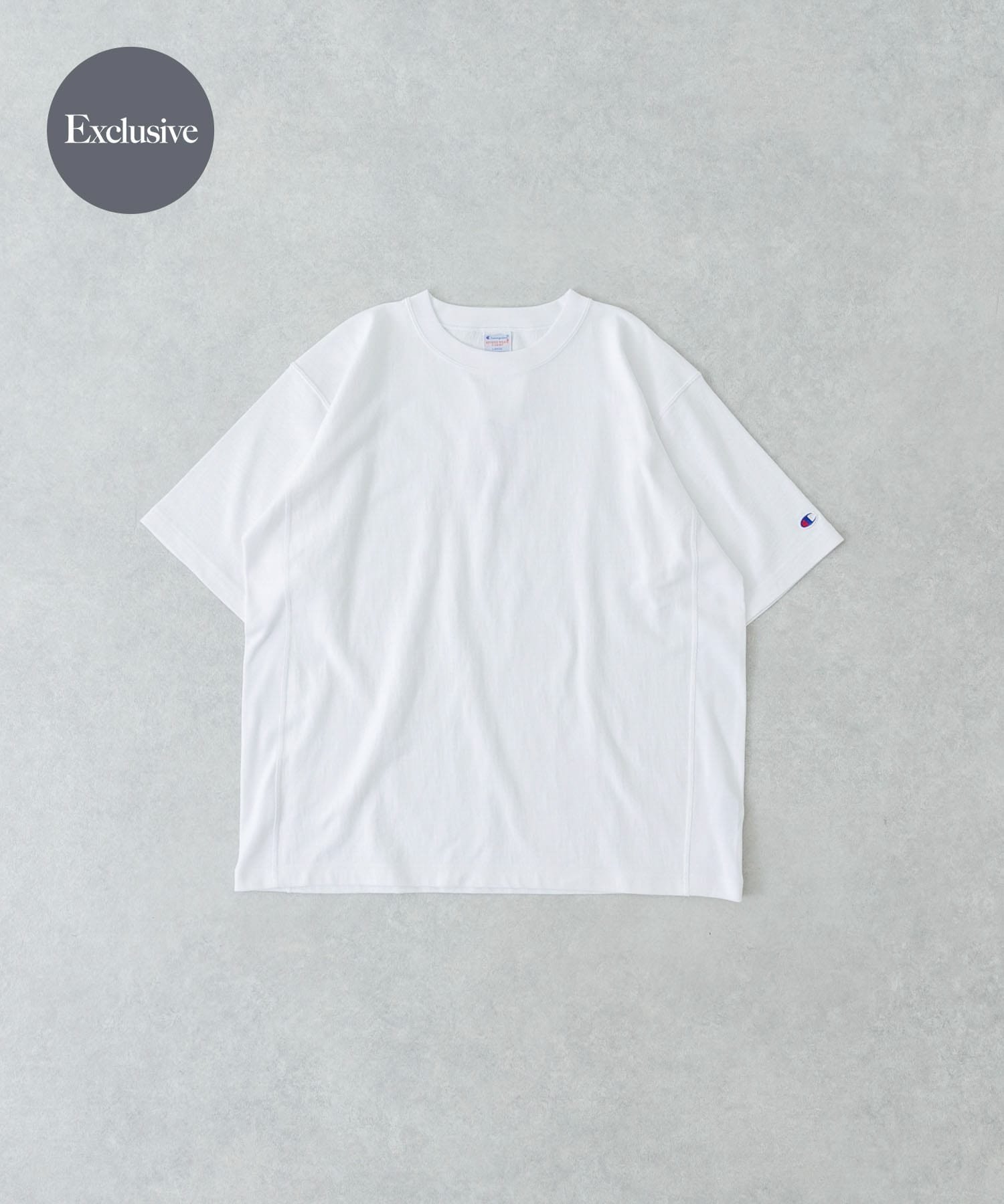 【アーバンリサーチ/URBAN RESEARCH / MEN】の『別注』Champion*UR USA Fit Short-Sleeve T-shirts インテリア・キッズ・メンズ・レディースファッション・服の通販 founy(ファニー) 　ファッション　Fashion　メンズファッション　Fashion for Men　アメリカン　American Style　コンパクト　Compact, Small Size　スポーツ　Sports, Activewear　バランス　Balance, Style Balance　フィット　Fit, Slim Fit　別注　Limited Edition, Custom Order　無地　Plain, Solid Color　S/S・春夏　SS, Spring/Summer, Warm Season　夏　Summer　2025年　2025　2025春夏・S/S　Spring/Summer 2025 SS25　WHITE|ID: prp329100004572533 ipo3291000000033340441