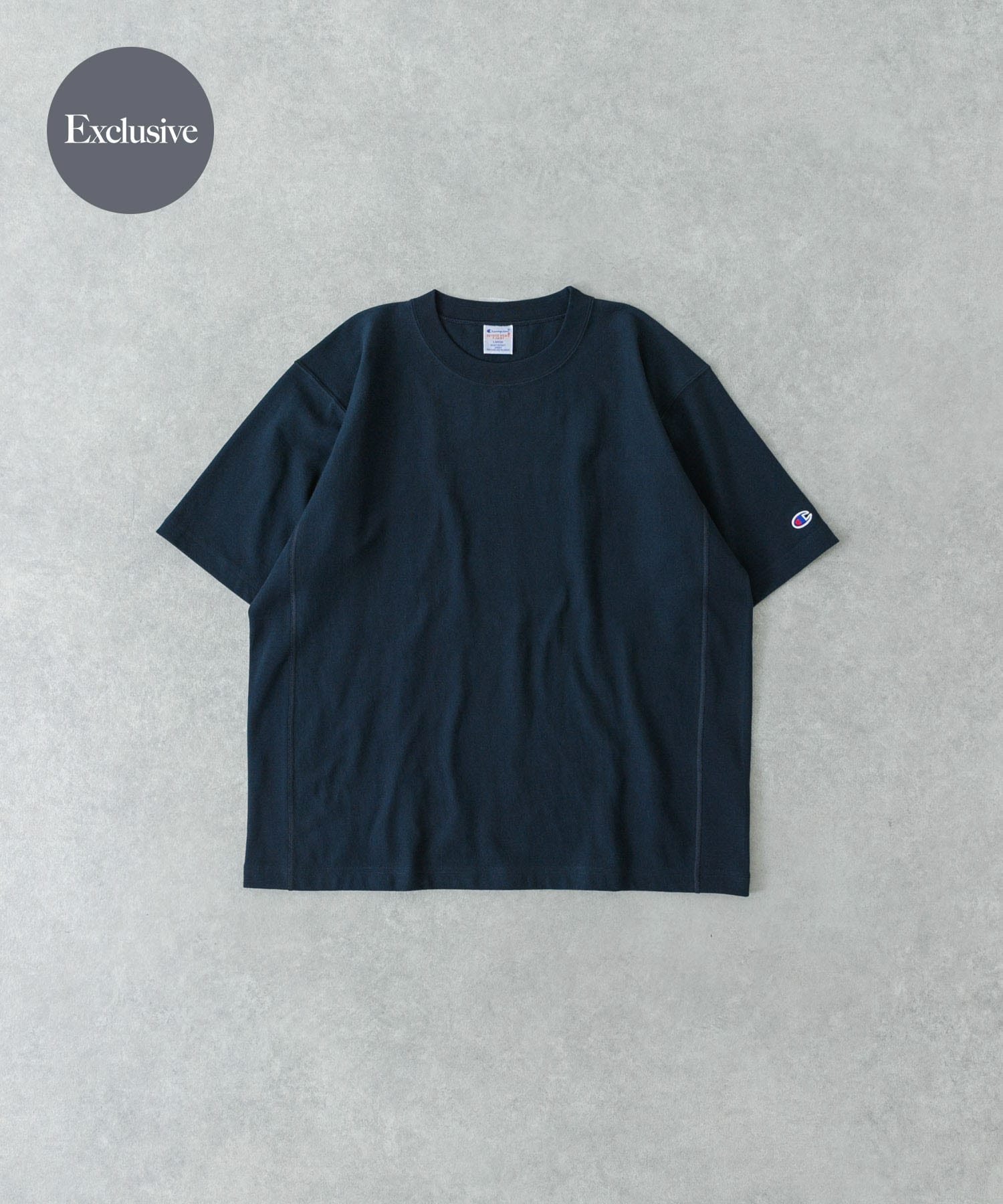 【アーバンリサーチ/URBAN RESEARCH / MEN】の『別注』Champion*UR USA Fit Short-Sleeve T-shirts インテリア・キッズ・メンズ・レディースファッション・服の通販 founy(ファニー) 　ファッション　Fashion　メンズファッション　Fashion for Men　アメリカン　American Style　コンパクト　Compact, Small Size　スポーツ　Sports, Activewear　バランス　Balance, Style Balance　フィット　Fit, Slim Fit　別注　Limited Edition, Custom Order　無地　Plain, Solid Color　S/S・春夏　SS, Spring/Summer, Warm Season　夏　Summer　2025年　2025　2025春夏・S/S　Spring/Summer 2025 SS25　NAVY|ID: prp329100004572533 ipo3291000000033340444
