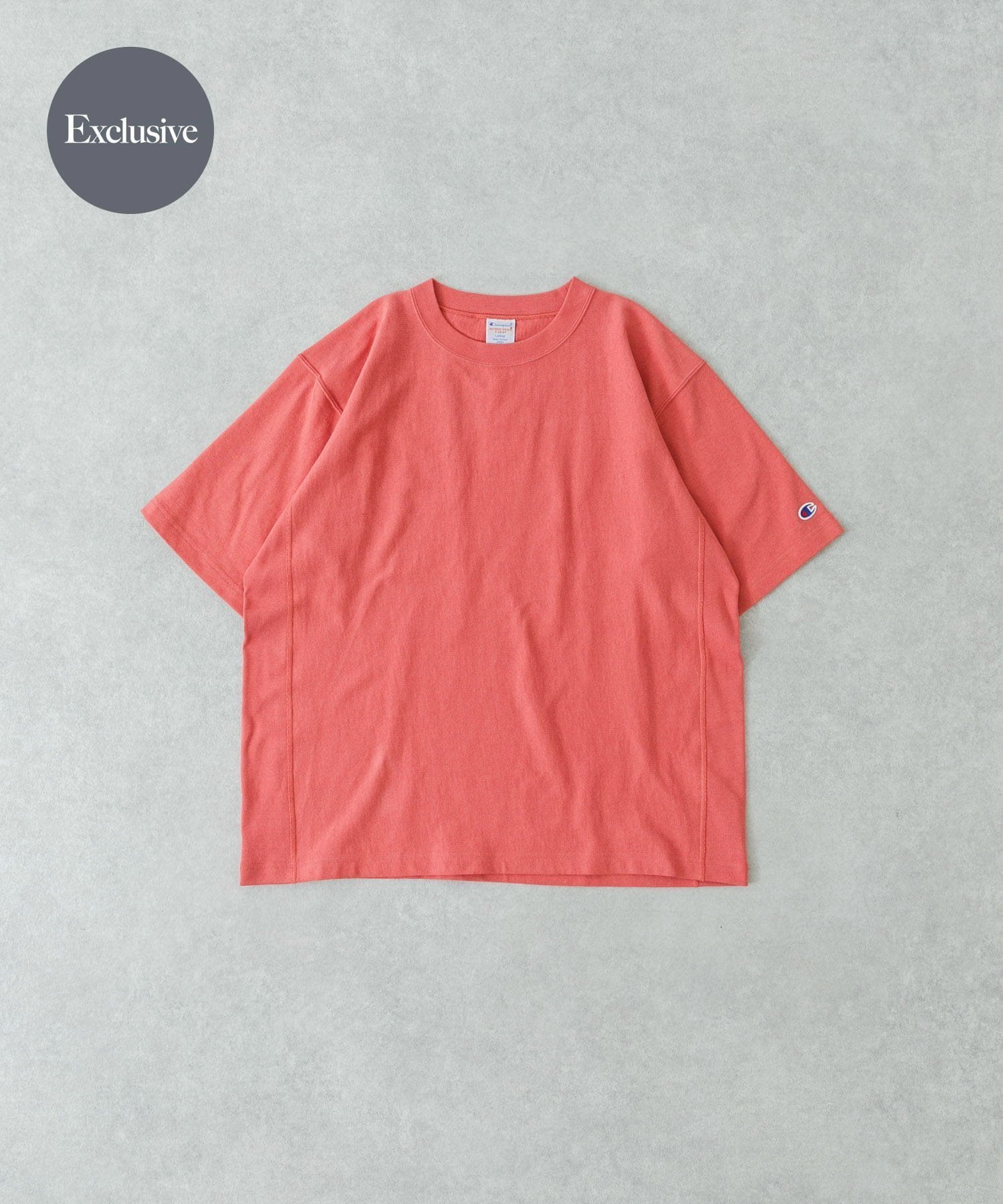 【アーバンリサーチ/URBAN RESEARCH / MEN】の『別注』Champion*UR USA Fit Short-Sleeve T-shirts インテリア・キッズ・メンズ・レディースファッション・服の通販 founy(ファニー) 　ファッション　Fashion　メンズファッション　Fashion for Men　アメリカン　American Style　コンパクト　Compact, Small Size　スポーツ　Sports, Activewear　バランス　Balance, Style Balance　フィット　Fit, Slim Fit　別注　Limited Edition, Custom Order　無地　Plain, Solid Color　S/S・春夏　SS, Spring/Summer, Warm Season　夏　Summer　2025年　2025　2025春夏・S/S　Spring/Summer 2025 SS25　RED|ID: prp329100004572533 ipo3291000000033340445