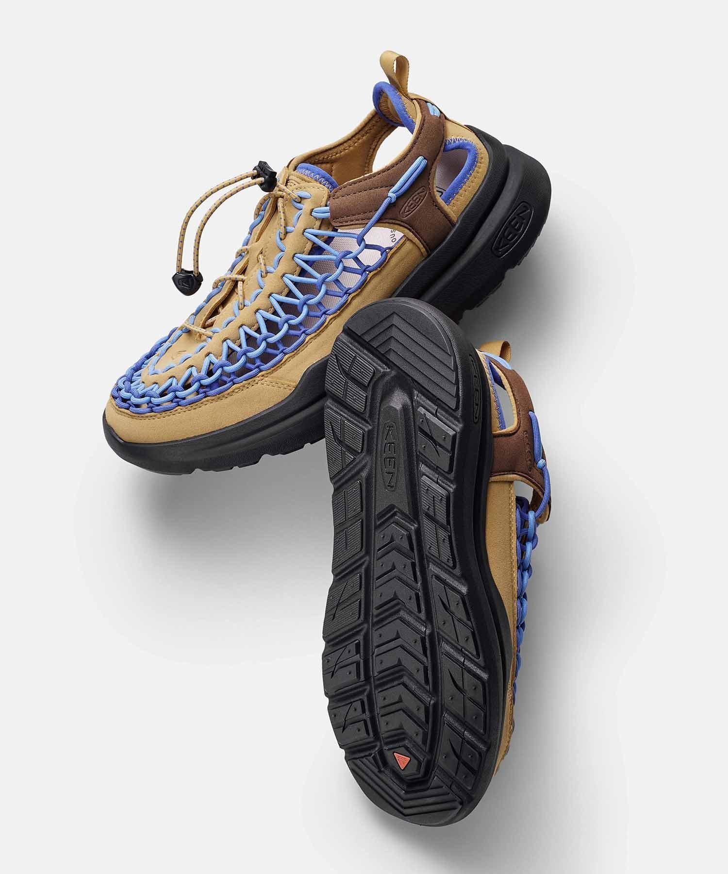 【キーン/KEEN / MEN】のMEN UNEEK WK メンズ ユニーク ダブルケー インテリア・キッズ・メンズ・レディースファッション・服の通販 founy(ファニー) 　ファッション　Fashion　メンズファッション　Men's Style Online　アウトドア　Outdoor　クッション　Cushion　軽量　Lightweight　サンダル　Sandals　スニーカー　Sneakers　スリッポン　Slip-Ons　フィット　Fit　プレート　Plate　メンズ　Mens　ラウンド　Round　旅行　Travel　KHAKI/BLACK|ID: prp329100004572604 ipo3291000000032658909