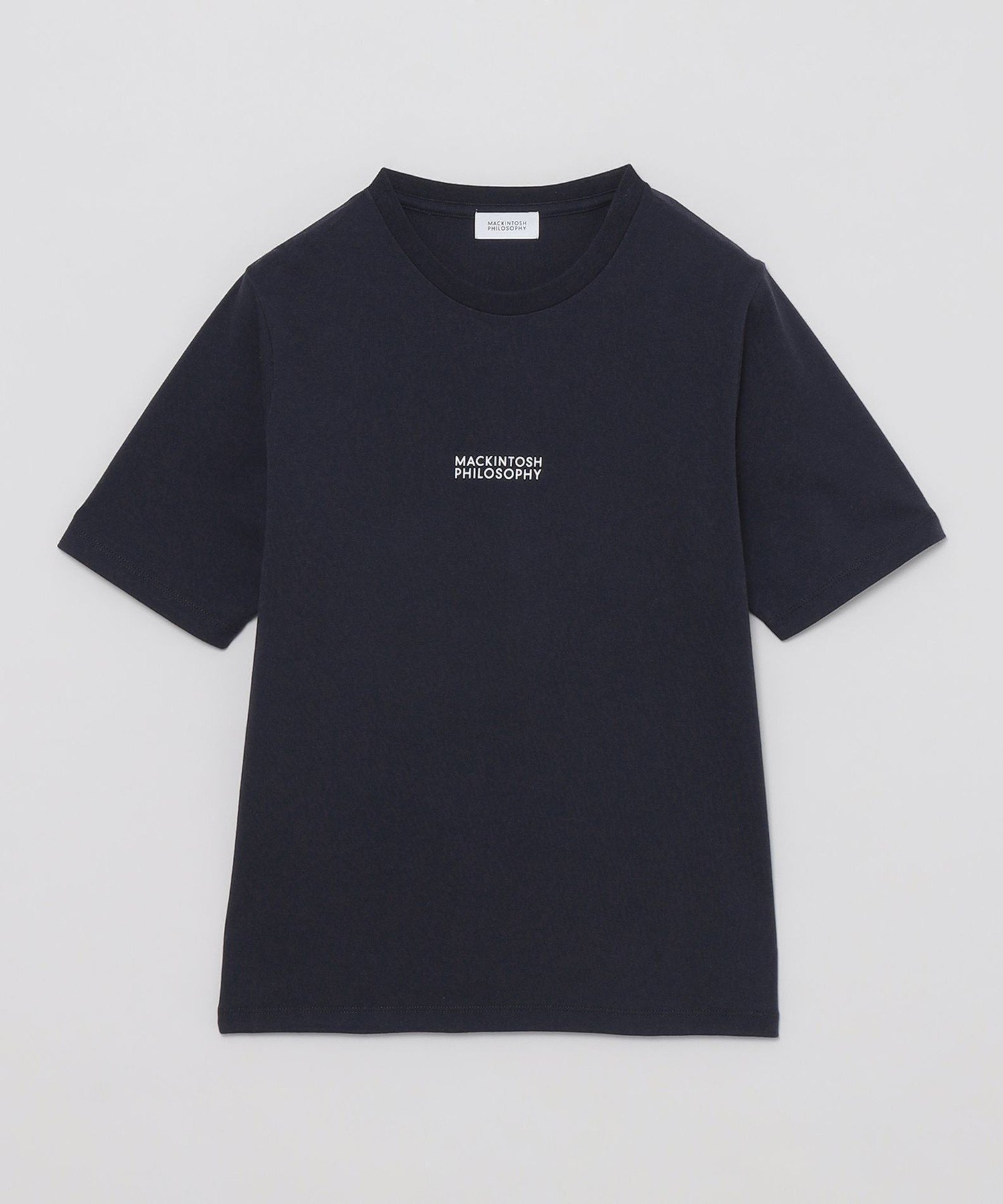 【マッキントッシュ フィロソフィー/MACKINTOSH PHILOSOPHY】の【WEB 一部店舗限定】ベーシックロゴT インテリア・キッズ・メンズ・レディースファッション・服の通販 founy(ファニー) 　ファッション　Fashion　レディースファッション　WOMEN　おすすめ　Recommend　シンプル　Simple　プリント　Print　ベーシック　Basic　夏　Summer　春　Spring　秋　Autumn/Fall　ネイビー|ID: prp329100004572653 ipo3291000000032360231