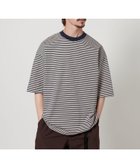 【ビューティ&ユース ユナイテッドアローズ/BEAUTY&YOUTH / UNITED ARROWS / MEN】のサンドウィッチ ボーダー クルーネック Tシャツ SHERBET|ID: prp329100004572662 ipo3291000000032988252