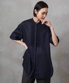 【ミッシェルクラン/MICHEL KLEIN】のシアーチュニックブラウス 人気、トレンドファッション・服の通販 founy(ファニー) ファッション Fashion レディースファッション WOMEN トップス・カットソー Tops/Tshirt シャツ/ブラウス Shirts/Blouses おすすめ Recommend アクセサリー Accessories ストライプ Stripe トレンド Trend ドット Dot フェミニン Feminine ポケット Pocket リラックス Relax エレガント 上品 Elegant 夏 Summer 帽子 Hat 洗える Washable thumbnail ネイビー|ID: prp329100004572700 ipo3291000000032360628