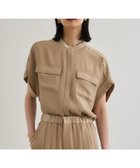 【ロペ/ROPE'】のバックサテンフラップブラウス【セットアップ対応】/洗える 人気、トレンドファッション・服の通販 founy(ファニー) ファッション Fashion レディースファッション WOMEN トップス・カットソー Tops/Tshirt シャツ/ブラウス Shirts/Blouses バッグ Bag おすすめ Recommend キュプラ Cupra スタンド Stand スリット Slit セットアップ Set Up フラップ Flap ポケット Pocket ビジネス 仕事 通勤 Business 夏 Summer 洗える Washable thumbnail ベージュ(27)|ID: prp329100004572702 ipo3291000000032360651