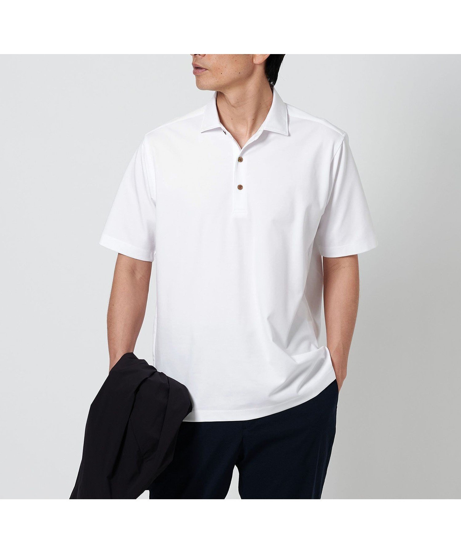 【ビューティ&ユース ユナイテッドアローズ/BEAUTY&YOUTH / UNITED ARROWS / MEN】のクール ハイゲージ モクロディ ポロシャツ -接触冷感・抗菌・防臭機能付き- インテリア・キッズ・メンズ・レディースファッション・服の通販 founy(ファニー) 　ファッション　Fashion　メンズファッション　Fashion for Men　インナー　Innerwear　カーディガン　Cardigan, Knitwear　クール　Cool, Chic　抗菌　Antibacterial, Bacteria-Resistant　ジャケット　Jacket, Outerwear　スタンダード　Standard, Basic　スマート　Smart, Elegant　セットアップ　Set-Up, Coordinated Outfit　トレンド　Trend, Trending Now　パターン　Pattern, Design Print　ベーシック　Basic, Essential　ポロシャツ　Polo Shirt, Collared Tee　別注　Limited Edition, Custom Order　レギュラー　Regular, Standard Fit　おすすめ　Recommended / Our Picks　夏　Summer　ビジネス 仕事 通勤　Business / Work / Commuting　WHITE|ID: prp329100004572710 ipo3291000000032762654