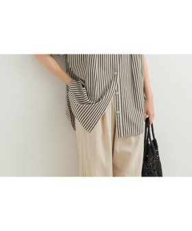 【アーバンリサーチ ドアーズ/URBAN RESEARCH DOORS】のストライプロールアップタックシャツ 人気、トレンドファッション・服の通販 founy(ファニー) ファッション Fashion レディースファッション WOMEN トップス・カットソー Tops/Tshirt シャツ/ブラウス Shirts/Blouses イエロー Yellow エアリー Airy 秋 Autumn/Fall 切替 Switching ストライプ Stripe ストレート Straight トレンド Trend フレア Flare フロント Front ヨーク Yoke リラックス Relax S/S・春夏 Ss・Spring/Summer 夏 Summer 2025年 2025 2025春夏・S/S Ss,Spring/Summer,2025 |ID:prp329100004572726