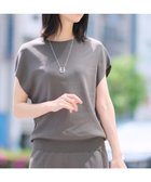 【インディヴィ/INDIVI】の【洗える/SETUP可能】フレンチスリーブ イージーニット トープ|ID: prp329100004572727 ipo3291000000032651941