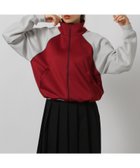 【ラコレ/LAKOLE】の配色トラックジャケット 人気、トレンドファッション・服の通販 founy(ファニー) ファッション Fashion レディースファッション WOMEN アウター Coat Outerwear ジャケット Jackets おすすめ Recommend インナー Inner ジャケット Jacket thumbnail ボルドー38|ID: prp329100004572736 ipo3291000000032361013