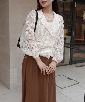 【コーナーズ/CORNERS】の裾ドロストレースジャケット 人気、トレンドファッション・服の通販 founy(ファニー) ファッション Fashion レディースファッション WOMEN アウター Coat Outerwear ジャケット Jackets クロップド Cropped サロペット Overalls ドローコード Draw Cord ポケット Pocket 春 Spring |ID:prp329100004572738