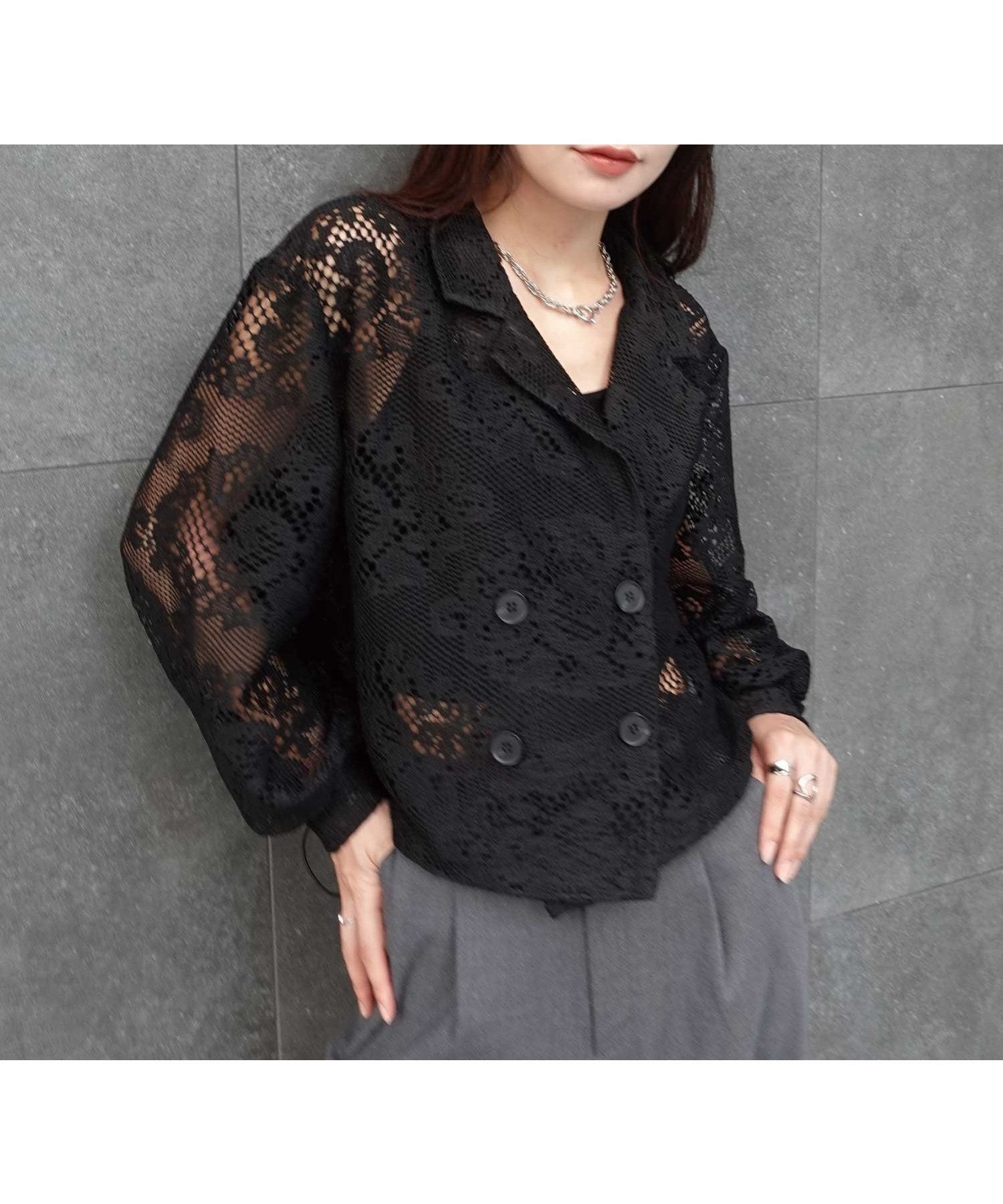 【コーナーズ/CORNERS】の裾ドロストレースジャケット インテリア・キッズ・メンズ・レディースファッション・服の通販 founy(ファニー) 　ファッション　Fashion　レディースファッション　WOMEN　アウター　Coat Outerwear　ジャケット　Jackets　クロップド　Cropped　サロペット　Overalls　ドローコード　Draw Cord　ポケット　Pocket　春　Spring　ブラック|ID: prp329100004572738 ipo3291000000032361041