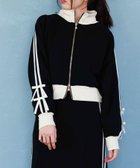 【アクシーズファム/axes femme】のダンボールニットトラックジャケット 人気、トレンドファッション・服の通販 founy(ファニー) ファッション Fashion レディースファッション WOMEN アウター Coat Outerwear ジャケット Jackets 2025年 2025 2025春夏・S/S Ss,Spring/Summer,2025 おすすめ Recommend イエロー Yellow ジャケット Jacket セットアップ Set Up チェック Check フリル Frills ワンポイント One Point 夏 Summer 春 Spring S/S・春夏 Ss・Spring/Summer thumbnail 黒|ID: prp329100004572746 ipo3291000000032361111