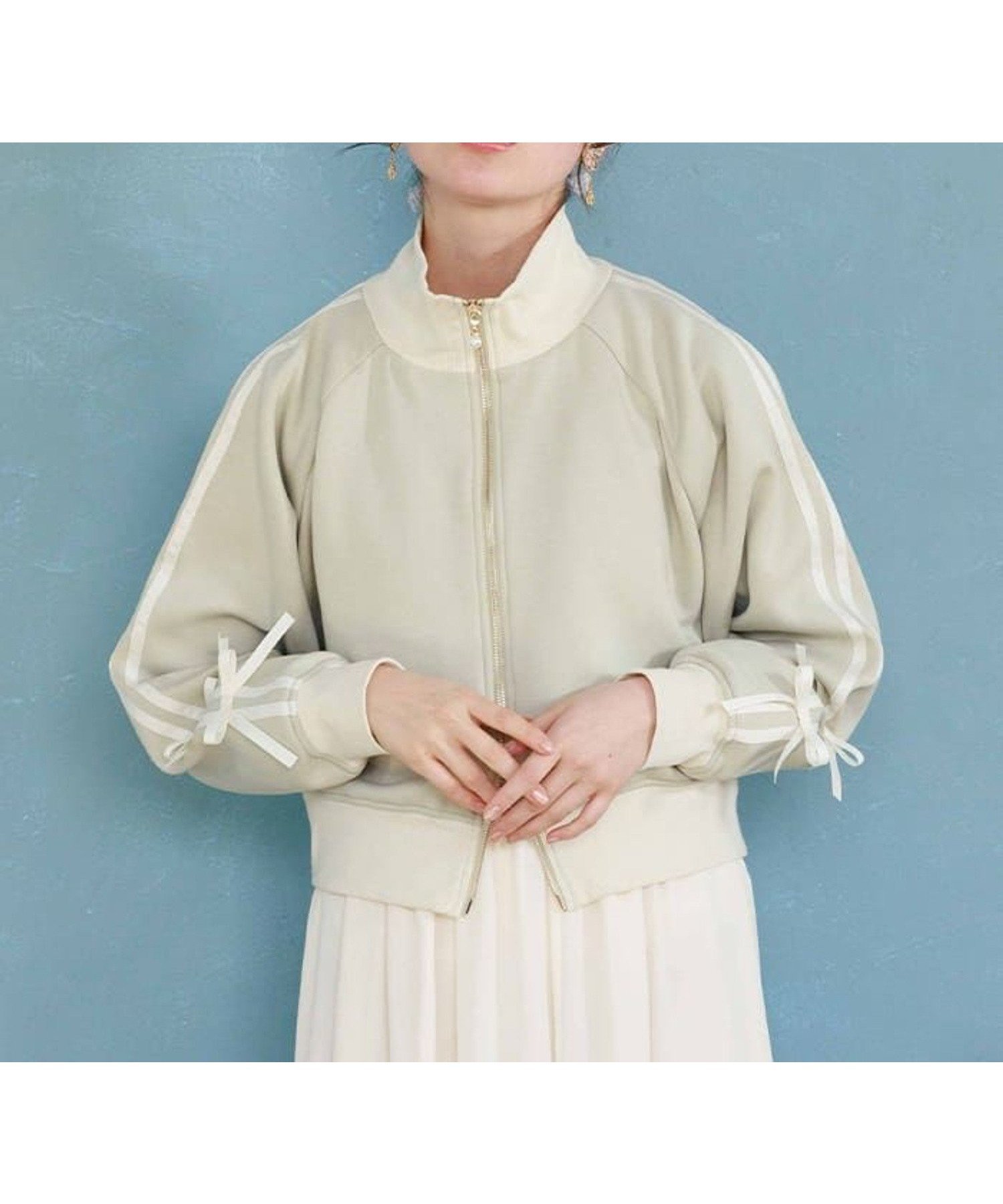 【アクシーズファム/axes femme】のダンボールニットトラックジャケット インテリア・キッズ・メンズ・レディースファッション・服の通販 founy(ファニー) 　ファッション　Fashion　レディースファッション　WOMEN　アウター　Coat Outerwear　ジャケット　Jackets　2025年　2025　2025春夏・S/S　Ss,Spring/Summer,2025　おすすめ　Recommend　イエロー　Yellow　ジャケット　Jacket　セットアップ　Set Up　チェック　Check　フリル　Frills　ワンポイント　One Point　夏　Summer　春　Spring　S/S・春夏　Ss・Spring/Summer　ミント|ID: prp329100004572746 ipo3291000000032361112