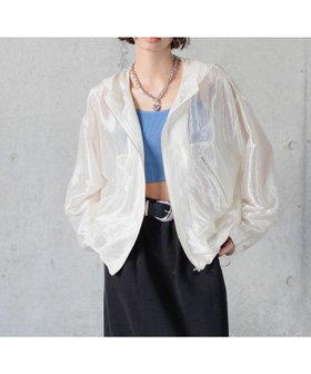 【ページボーイ/PAGEBOY】のシャイニーシアーブルゾン 人気、トレンドファッション・服の通販 founy(ファニー) ファッション Fashion レディースファッション WOMEN アウター Coat Outerwear ブルゾン Blouson/Jackets おすすめ Recommend インナー Inner シアー Sheer ブルゾン Blouson ポケット Pocket ロング Long |ID:prp329100004572765