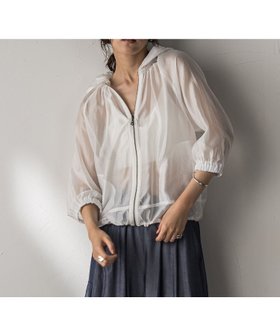 【メイソングレイ/MAYSON GREY】のオーガンジーフーディブルゾン≪手洗い可能≫ 人気、トレンドファッション・服の通販 founy(ファニー) ファッション Fashion レディースファッション Fashion for Women アウター Coat / Outerwear Collection ブルゾンジャケット・スポーティアウター Blouson Jackets インナー Innerwear エアリー Airy Texture オーガンジー Organza Fabric ギャザー Gathered, Ruffled シアー Sheer, See-Through スリーブ Sleeve, Long Sleeve / Short Sleeve セットアップ Set-Up, Coordinated Outfit トレンド Trend, Trending Now パターン Pattern, Design Print ブルゾン Blouson, Bomber Jacket おすすめ Recommended / Our Picks エレガント 上品 Elegant |ID:prp329100004572785