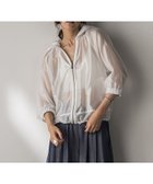 【メイソングレイ/MAYSON GREY】のオーガンジーフーディブルゾン≪手洗い可能≫ 人気、トレンドファッション・服の通販 founy(ファニー) ファッション Fashion レディースファッション Fashion for Women アウター Coat / Outerwear Collection ブルゾンジャケット・スポーティアウター Blouson Jackets インナー Innerwear エアリー Airy Texture オーガンジー Organza Fabric ギャザー Gathered, Ruffled シアー Sheer, See-Through スリーブ Sleeve, Long Sleeve / Short Sleeve セットアップ Set-Up, Coordinated Outfit トレンド Trend, Trending Now パターン Pattern, Design Print ブルゾン Blouson, Bomber Jacket おすすめ Recommended / Our Picks エレガント 上品 Elegant thumbnail ホワイト|ID: prp329100004572785 ipo3291000000033268977