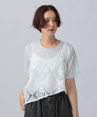 【レプシィム ローリーズファーム/LEPSIM LOWRYS FARM】のパッチワークレースキャミブラウス オフホワイト05|ID: prp329100004572804 ipo3291000000032609956