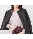 【アンタイトル/UNTITLED】の【ポケットファスナー/柔らかい】レザー調ジャケット 人気、トレンドファッション・服の通販 founy(ファニー) ファッション Fashion レディースファッション WOMEN アウター Coat Outerwear ジャケット Jackets シンプル Simple ジャケット Jacket ハンド Hand ブルゾン Blouson ポケット Pocket thumbnail ブラック|ID: prp329100004572806 ipo3291000000032361534