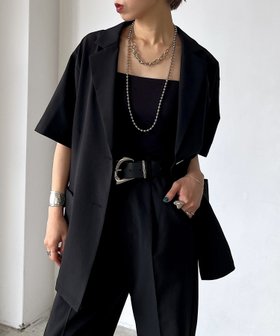 【ページボーイ/PAGEBOY】の【セットアップ対応】ライトテーラードジャケット 人気、トレンドファッション・服の通販 founy(ファニー) ファッション Fashion レディースファッション WOMEN アウター Coat Outerwear ジャケット Jackets テーラードジャケット Tailored Jackets シンプル Simple セットアップ Set Up 半袖 Short Sleeve 夏 Summer 定番 Standard |ID:prp329100004572825