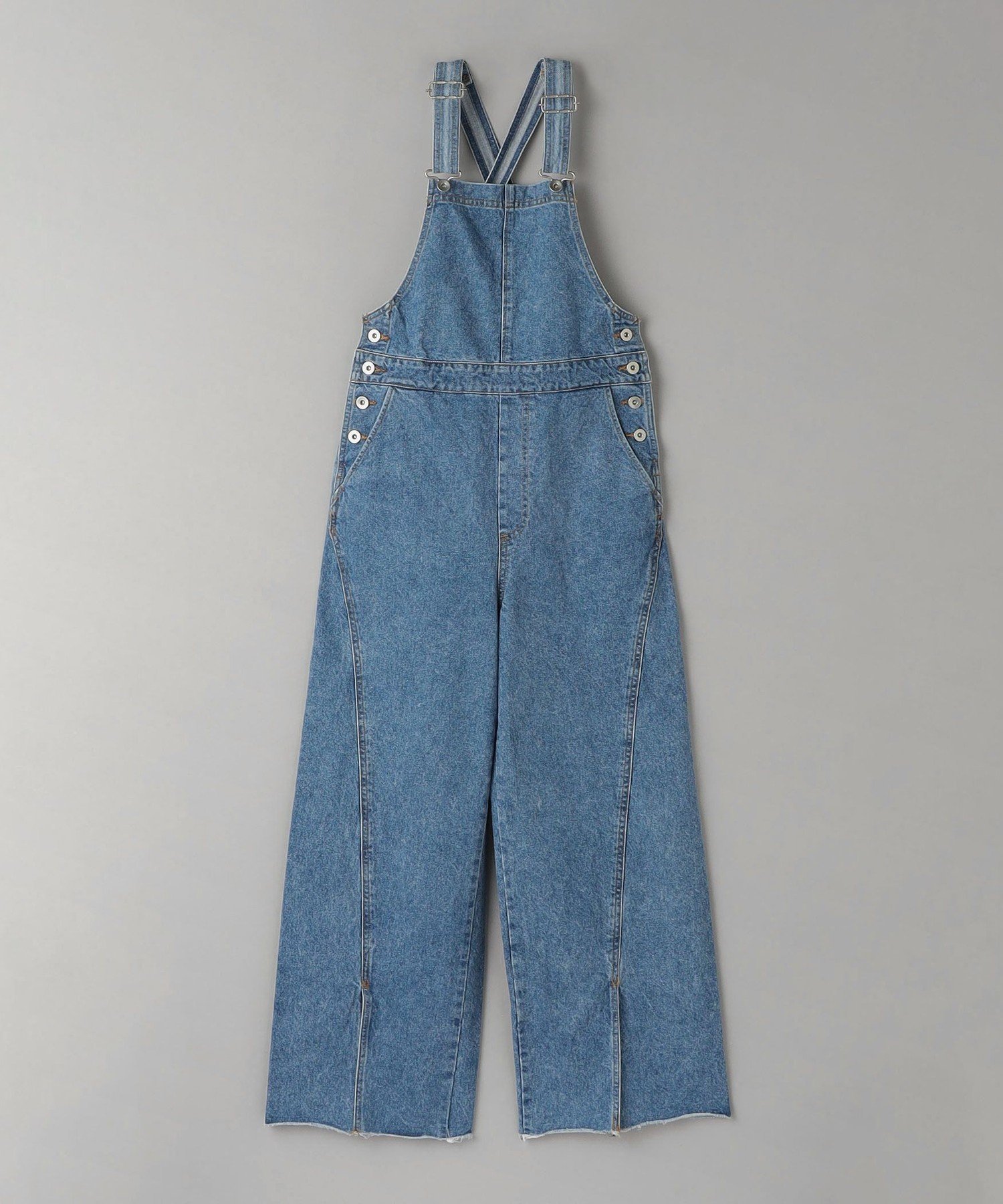 【その他のブランド/Other】の【別注】 NOUNLESS デニム オールインワン 人気、トレンドファッション・服の通販 founy(ファニー) 　ファッション　Fashion　レディースファッション　WOMEN　ワンピース　Dress　オールインワン ワンピース　All In One Dress　インナー　Inner　コレクション　Collection　サンダル　Sandals　シアー　Sheer　シューズ　Shoes　スリット　Slit　デニム　Denim　定番　Standard　フェミニン　Feminine　フロント　Front　別注　Special Order　A/W・秋冬　Aw・Autumn/Winter・Fw・Fall-Winter　おすすめ　Recommend　 other-1|ID: prp329100004572849 ipo3291000000032361847