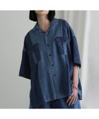 【ローズバッド/ROSE BUD】のGENE HEAVENS/リメイクライク デニム ミリタリー オープンカラーシャツ 人気、トレンドファッション・服の通販 founy(ファニー) ファッション Fashion レディースファッション WOMEN トップス・カットソー Tops/Tshirt シャツ/ブラウス Shirts/Blouses インナー Inner エレガント 上品 Elegant ジーンズ Jeans デニム Denim 人気 Popularity ポケット Pocket 羽織 Haori ミリタリー Military リメイク Remake thumbnail BLUE|ID: prp329100004572851 ipo3291000000032361859