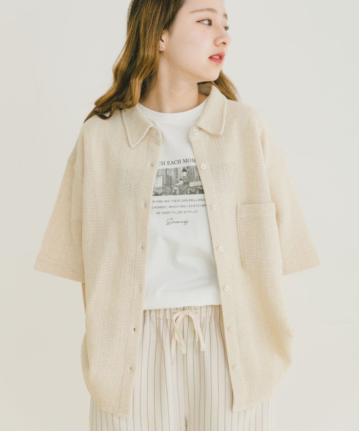 【その他のブランド/Other】のメッシュルーズシャツ インテリア・キッズ・メンズ・レディースファッション・服の通販 founy(ファニー) https://founy.com/ ファッション Fashion レディースファッション Ladies' Fashion Online トップス・カットソー Tops/Tshirt シャツ/ブラウス Shirts/Blouses 2025年 2025 2025春夏・S/S Ss,Spring/Summer,2025 キャミソール Camisole タンク Tank メッシュ Mesh ルーズ Loose 夏 Summer 春 Spring S/S・春夏 Ss・Spring/Summer |ID: prp329100004572855 ipo3291000000032660896