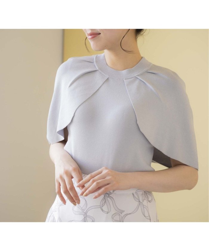 【ノエラ/Noela】のケープデザインニット インテリア・キッズ・メンズ・レディースファッション・服の通販 founy(ファニー) https://founy.com/ ファッション Fashion レディースファッション Fashion for Women トップス・カットソー Cut & Sew Tops ニット Knit Tops & Sweaters フレア Flare, Flared ボトム Bottoms, Lower Wear ポケット Pocket, Pocket Detail マーメイド Mermaid, Fishtail Silhouette |ID: prp329100004572859 ipo3291000000033557229