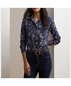 【ラルフローレン/RALPH LAUREN】のクラシック フィット フローラル コットン ボイル シャツ 人気、トレンドファッション・服の通販 founy(ファニー) ファッション Fashion レディースファッション Ladies' Fashion Online トップス・カットソー Tops/Tshirt シャツ/ブラウス Shirts/Blouses カフス Cuffs クラシック Classic ストレート Straight 長袖 Long Sleeve フィット Fit プリーツ Pleats ボックス Box ヨーク Yoke ラウンド Round |ID:prp329100004572874