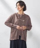 【ラ エフ/Laf…】のニットカーディガン≪手洗い可能≫ ブラウン|ID: prp329100004572880 ipo3291000000032683782