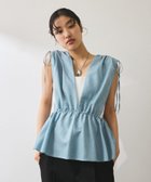 【アダム エ ロペ/ADAM ET ROPE'】の【WEB限定】・【新色追加】ペプラムビスチェ 人気、トレンドファッション・服の通販 founy(ファニー) ファッション Fashion レディースファッション Fashion for Women トップス・カットソー Cut & Sew Tops ビスチェ Bustiers & Corset Tops / Layered Bustier Style 2025年 2025 2025春夏・S/S Spring/Summer 2025 SS25 ギャザー Gathered, Ruffled タフタ Taffeta, Structured Fabric ツイル Twist, Twisted Detail ビスチェ Bustier, Corset Top ペプラム Peplum, Flared Hem リボン Ribbon, Bow ロング Long, Long-Length ヴィンテージ Vintage Style 夏 Summer 春 Spring S/S・春夏 SS, Spring/Summer, Warm Season thumbnail サックス(48)|ID: prp329100004572886 ipo3291000000032661679